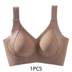1/2PCS Women's Seamless Underwear, Thin Style, Large Breasts, Small Breasts, No Wires, Pull-up And Anti-sagging Large Size Bra - Matrix Studios