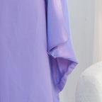 Ramadan Eid Evening Party Shiny Kaftan Dress for Women, Butterfly Sleeves Round Neck Muslim Women Abaya Dubai Islamic Clothing - Matrix-studios.com
