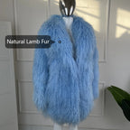 Womens Lamb Fur Coat Tibetan Sheep Fur Coats Long Winter Mongolia Sheepskin Fur Real Fur Coat Luxury Best Selling - Matrix Studios