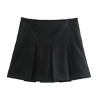 KONDALA 2026 Spring Summer Women Casual Tierred Mini Skirts Fashion Vintage Valentine‘s Day Ruffles Pleated Sexy Shorts Skirts - Matrix-studios.com