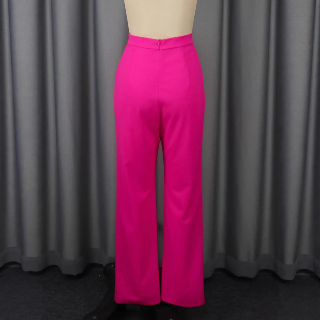 Two Pieces Women Pant Sets Solid Matching Set Pleated Lace Puff Sleeves Long Cardigan Wide Leg Pants Loose Casual 2026 Spring - Matrix-studios.com