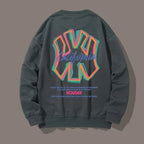 American Style Baseball Style Trendy Brand Print Cool Guy Outfit Men's Sweatshirts High Street Casual Sweater - Matrix Studios