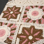 Granny Square Crochet Vest Woman Sheer Open-knit Button Front Sleeveless Waistcoat Top Summer Boho Vacation Beach Outfit - Matrix Studios