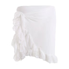 Yiiciovy 2023 Women Cover-Ups Skirts Chiffon Swimwear Pareo Scarf Bikini Cover-Ups Wrap Kaftan Sarong Beach Sexy Skirts 9 Colors - Matrix Studios