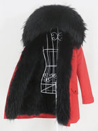 OFTBUY Winter Jacket Women Long Parka Real Fox Fur Coat Natural Raccoon Fur Collar Hood Thick Warm Streetwear Parkas New - Matrix Studios