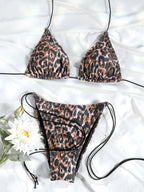 Sexy Triangle Mini Bikini Sets Micro Thongs Swimsuit Women Bathing Suit Biquini Bandage Beachwear Print Swimwear Thong Bikini - Matrix-studios.com