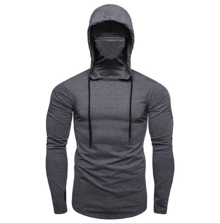 New Embroidery Turtleneck Sweatshirt For Men Japanese Ninja Hoodies Autumn Hip Hop Fleece Pocket Streetwear Oversized Y2K Hoody - Matrix Studios