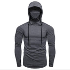 New Embroidery Turtleneck Sweatshirt For Men Japanese Ninja Hoodies Autumn Hip Hop Fleece Pocket Streetwear Oversized Y2K Hoody - Matrix Studios