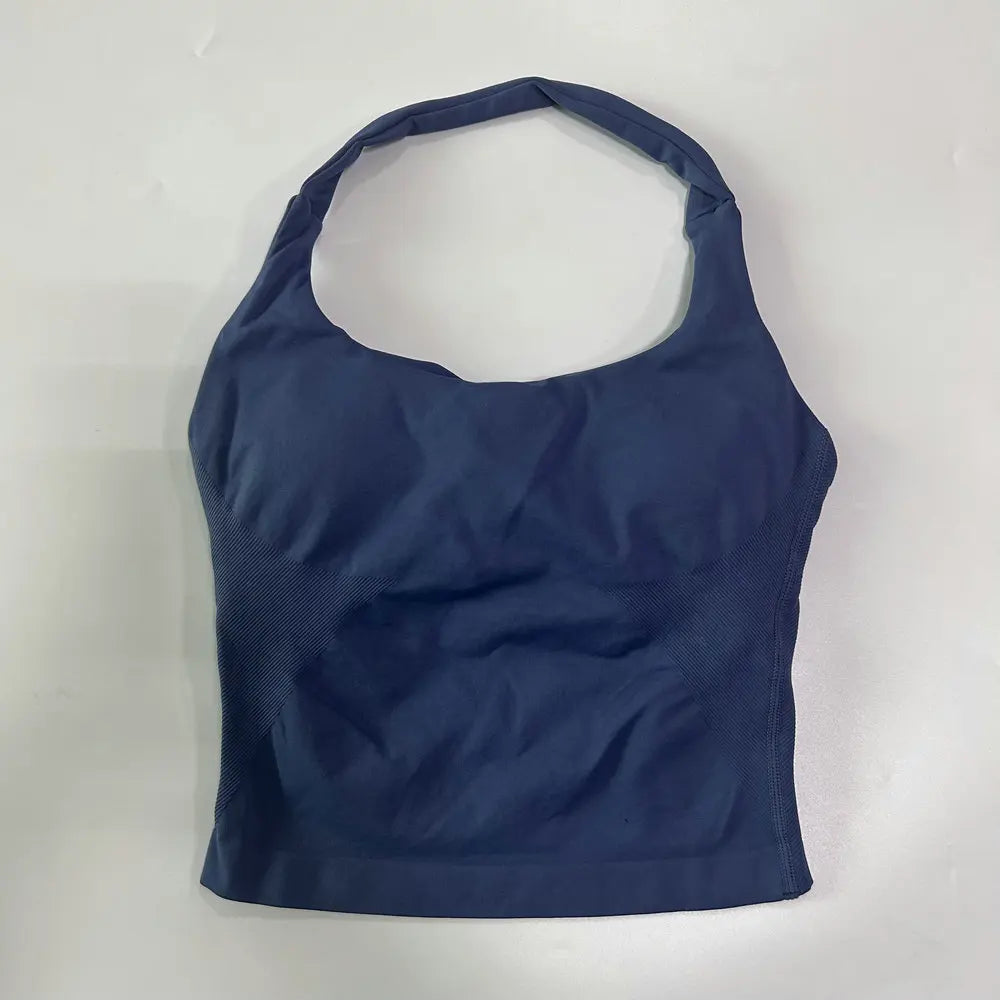 1-2pcs Gym Set Women Backless Tank Tops High Waist Scrunch Seamless Shorts High Waist Yoga Leggings Workout Sets Gym Suit - Matrix-studios.com