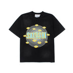 SATOSHI Hip Hop Street Short Sleeve T-Shirt Celestial Eye Double Hands Print Retro Distressed TShirt Trend Casual Summer Top Tee - Matrix-studios.com