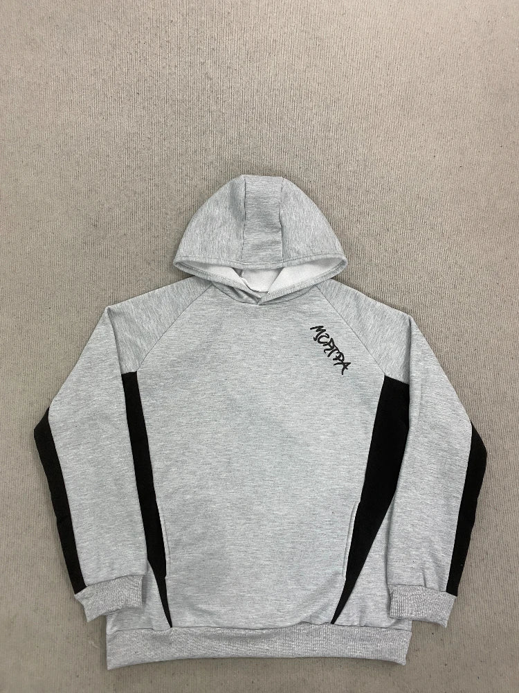 Autumn and winter new trendy men's and women's high street Japanese casual sports letter hooded sweatshirt and pants set