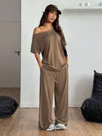 Pyjama Femmes Womens Matching Sets Short Sleeve Sleepwear Women Summer Pajamas Women's Nightgown Pyjama Femme Ensemble Home Wear - Matrix-studios.com