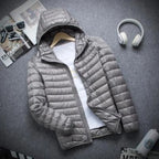 New Autumn And Winter Down Jacket Men's Fashion Hooded Super Light Warm Slim Coat Down Jacket Men's Coat - Matrix Studios