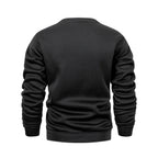 New Men's Sweater Spring Autumn Round Neck Long Sleeve Pullover Casual Sports Sweatshirt High Quality Solid Color Fleece Coat - Matrix Studios