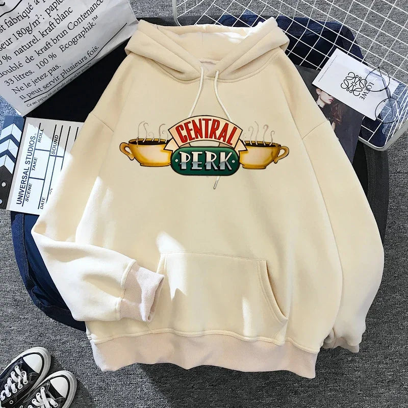 Friends TV Show Hoodies for Women, Funny Cartoon Friends Hoodies, Ullzang Graphic, Vintage Anime Sweatshirt, Female Hoody, 90s - Matrix Studios