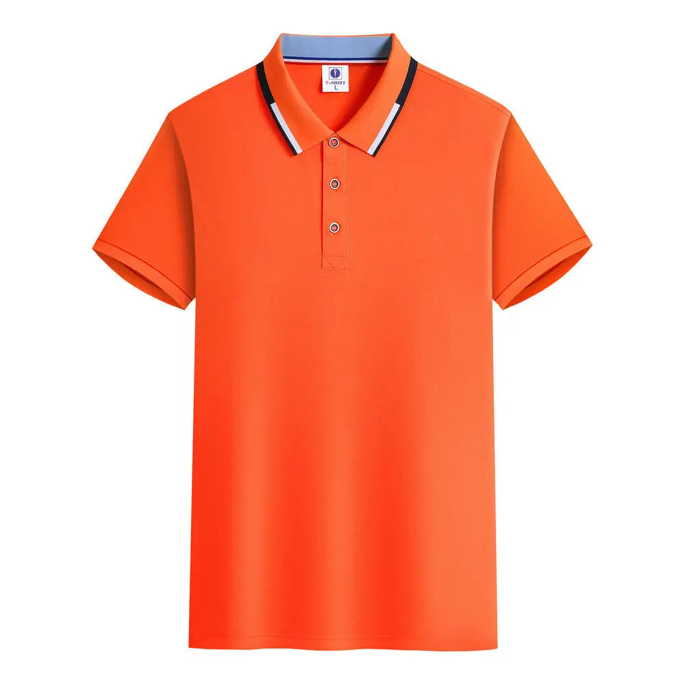 Summer Casual Short-sleeved Polo Shirt POLO Shirt Personal Company Customization Embroidery Printing Personalized Design Top - Matrix-studios.com
