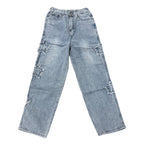 Star Embroidery Straight Casual Men Jeans Gothic Neutral New Wide Leg Loose Hip-hop Fashion Youth Streetwear Denim Trousers Y2K - Matrix Studios