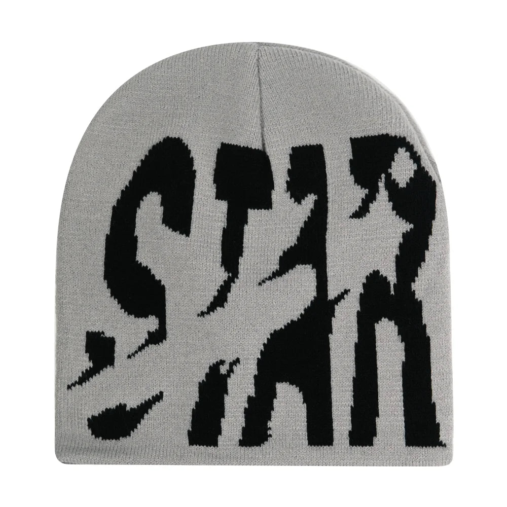 Y2K Letter Butter Knit Hats Skullies Beanies Autumn Winter Warm Hat Men Women Hip Hop Quality Skiing Cap Cycling Windproof New