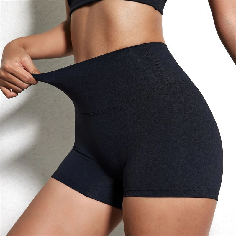 High Waist Yoga Shorts Gym Sports Shorts Women Plus Size Tight Short Leggings Stretchy Comfortable Running Cycling Sportswear - Matrix Studios