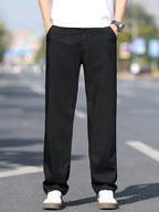 Loose Wide-leg Men's Thin Jeans Lyocell Soft Drape Fabric Comfort Trousers Spring Summer Fashion Brand Washing Denim Pants - Matrix Studios