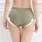 5PCS Seamless Mulberry Silk Underwear Ultral Thin Women's Panties Sexy High Elastic Invisible Briefs Soft Underpants Lingerie - Matrix Studios
