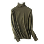 Autumn Winter Sweater Turtleneck Slim Fit Basic Pullovers 2025 Fashion Korean Knit Tops Bottoming Womens Sweater Stretch Jumpers - Matrix Studios