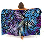Tax Free Retro Tribal Ethnic Polynesian Women Seaside Sexy Style Sarong Soft And Comfortable Fabric Samoan Pattern Print Design - Matrix Studios