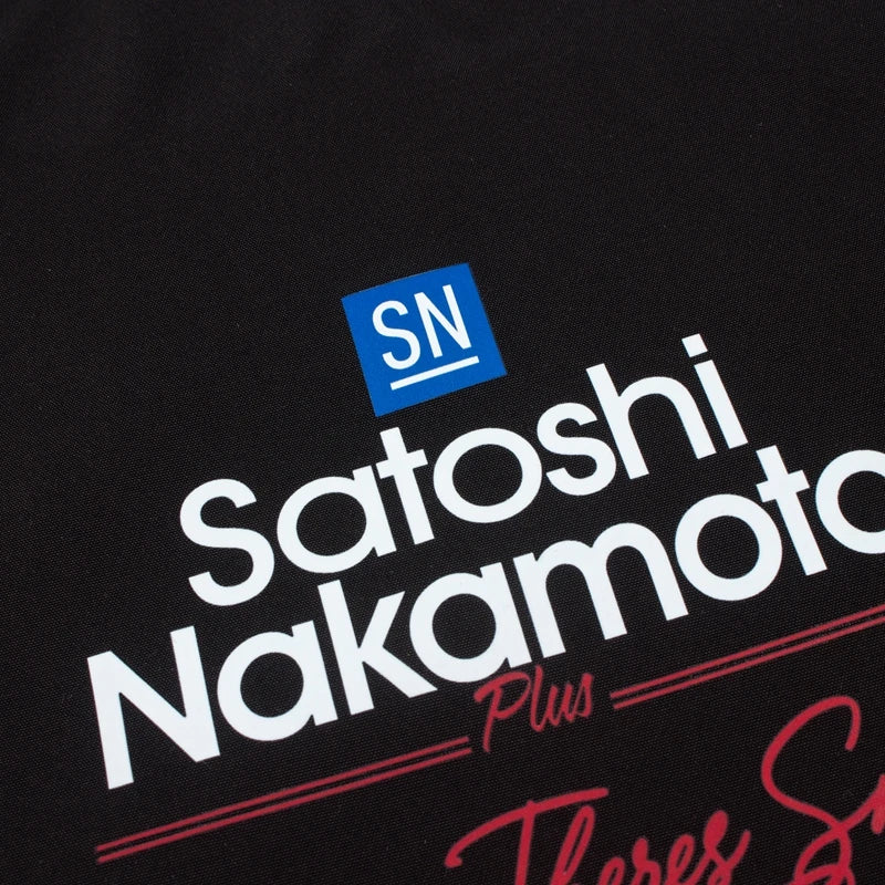 New Satoshi Tshirts Hip Hop Street Workwear Pocket Half Zip Lapel Casual Breathable Short Sleeved Shirts Men Women Summer Outfit - Matrix-studios.com