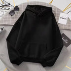 2025 white Hoodies men women Autumn Long Sleeve Pullover Tops Casual Pocket Hoodies Unisex Outer Loose Sport Wear - Matrix Studios