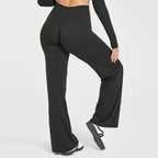 Womens Straight Leg Pants – High Waisted Wide Leg Yoga Pants Breathable Loose Baggy Sweatpants for Gym Running Casual Wear - Matrix-studios.com