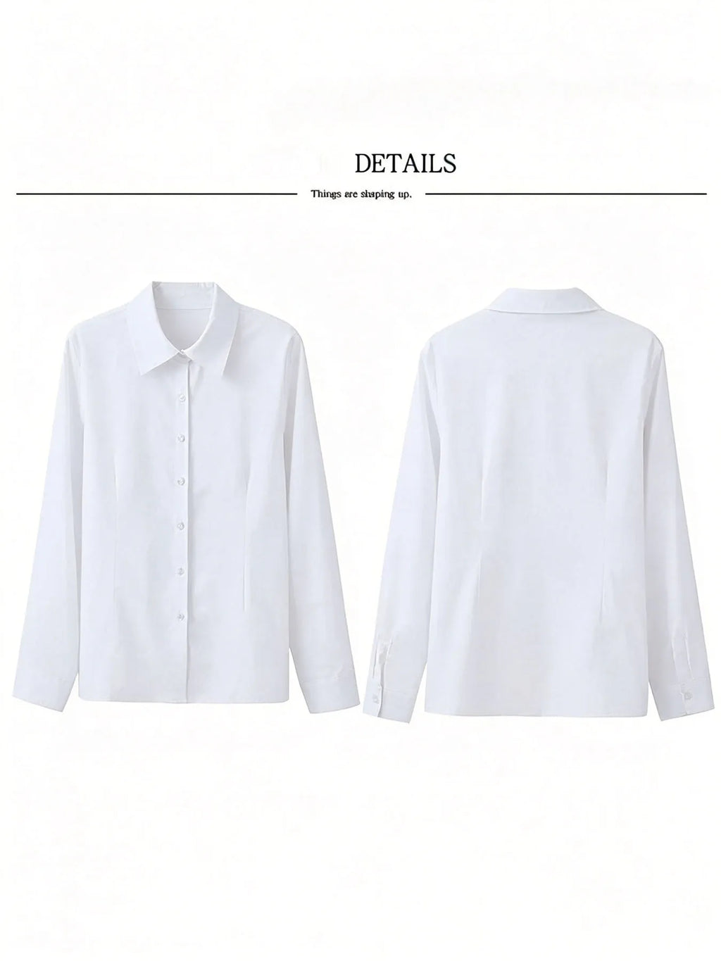 Women Spring Autumn Style Blouses Shirts Lady Casual Long Sleeve Turn-down Collar Solid Color Blouse Tops - Matrix-studios.com