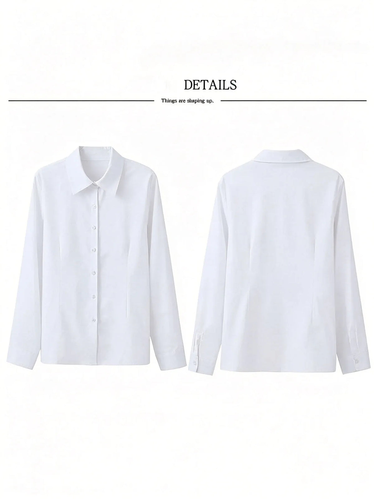 Women Spring Autumn Style Blouses Shirts Lady Casual Long Sleeve Turn-down Collar Solid Color Blouse Tops - Matrix-studios.com