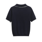 Vintage Women's for Polo T-Shirts Ladies Top Striped Short Sleeves Knitted Golf Wear New Long Jerseys Tops 2142040 - Matrix-studios.com
