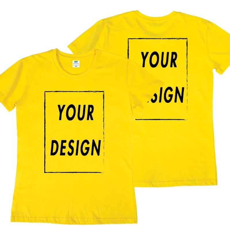 UE Size Custom Team T-shirt for Women, Add Your Own Design in Front and Back, Print and Text, High-quality T-shirt for Men - Matrix-studios.com