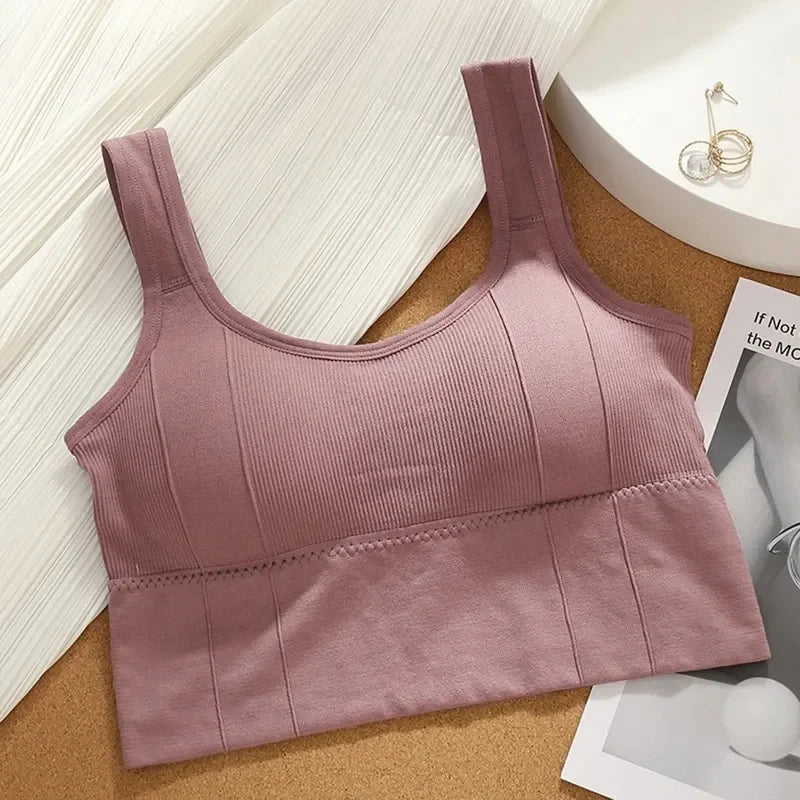 Breathable Sports Bra Anti-Sweat Fitness Top Women Seamless Yoga Bra Shockproof Crop Top Push Up Sport Bra Gym Workout Top - Matrix Studios