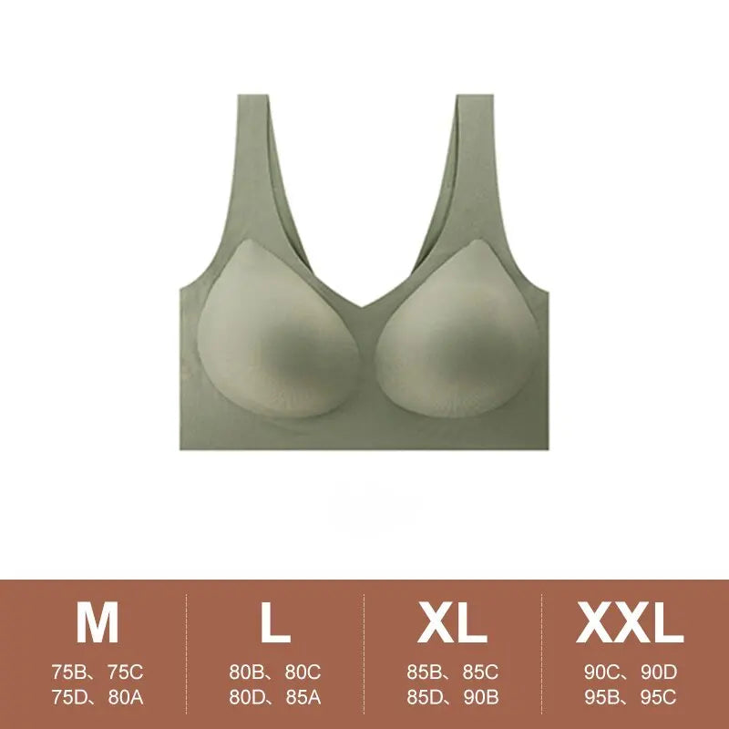 Seamless Women Push Up Bra Sleeping Yoga Sports Underwear Ultra Thin Sexy Lingerie - Matrix Studios