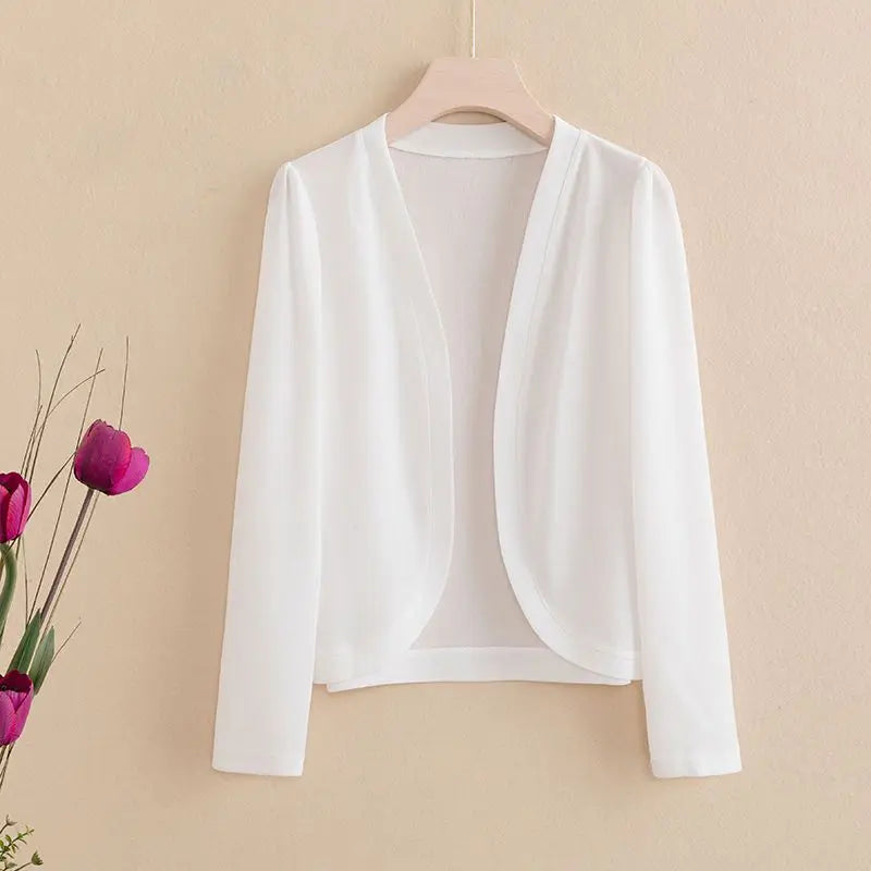 Spring Summer Knit Cardigan Jackets Women Shawl Outerwear Fashion Female Cardigans Women Long Sleeve Sunscreen Coat Ladies Tops - Matrix Studios