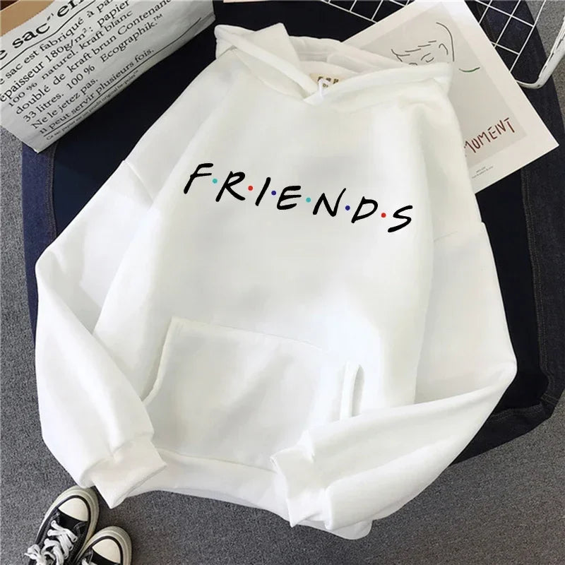 Friends TV Show Hoodies for Women, Funny Cartoon Friends Hoodies, Ullzang Graphic, Vintage Anime Sweatshirt, Female Hoody, 90s - Matrix Studios