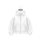 2025 Autumn Men Balaclava Y2K Gothic Harajuku Winter New Item Double Hooded Sweatshirt Men's Hooded Mask Zipper Sportswear Women - Matrix Studios