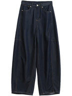 CHIC VEN Women's Jeans Loose Casual New High Waist Split Female Wide Leg Denim Pants  Spring Autumn 2025 - Matrix-studios.com