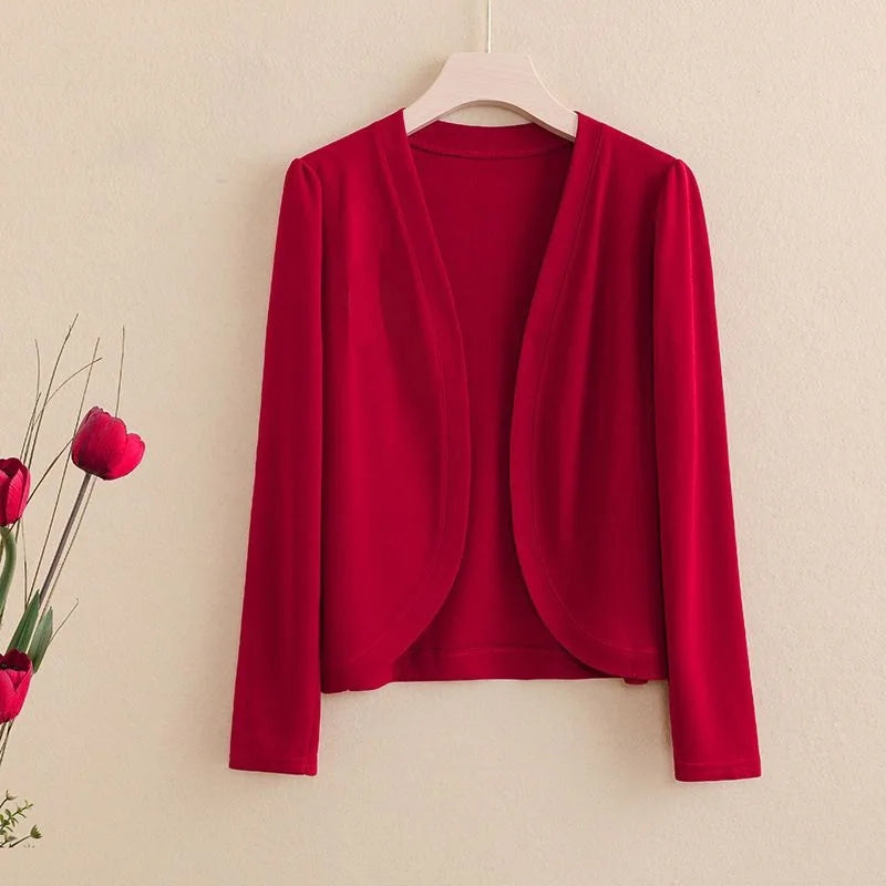 Spring Summer Knit Cardigan Jackets Women Shawl Outerwear Fashion Female Cardigans Women Long Sleeve Sunscreen Coat Ladies Tops - Matrix Studios