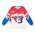 Y2K Racing 78 Number Print Mesh Motorcycle Satoshi Nakamoto Long Sleeve Jersey T Shirt Men Women Breathable Cotton Streetwear - Matrix-studios.com