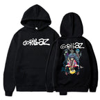 The Autumn and Winter Pullovers Long Sleeve Loose Soft Sweatshirt Streetwear Coat Gorillaz Printing Women and Men Hoode - Matrix Studios
