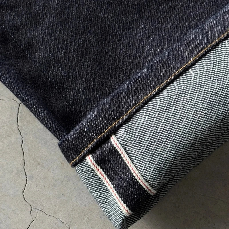 Y2K Baggy Jeans Cherry Blossom Selvedge Embroidery Denim Pants Men Women Denim Fabric American Hiphop Streetwear Wide Leg Jeans - Matrix Studios