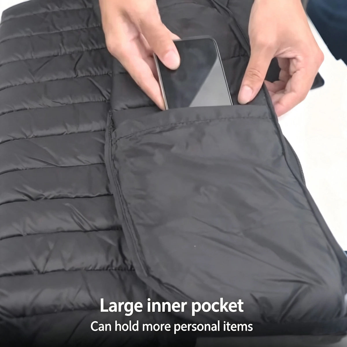 Men Hiking Down Cotton Jacket Hooded Lightweight Parkas Zip Pocket Fashion Outerwear Casual Padded Jacket and Coat Men Winter - Matrix Studios