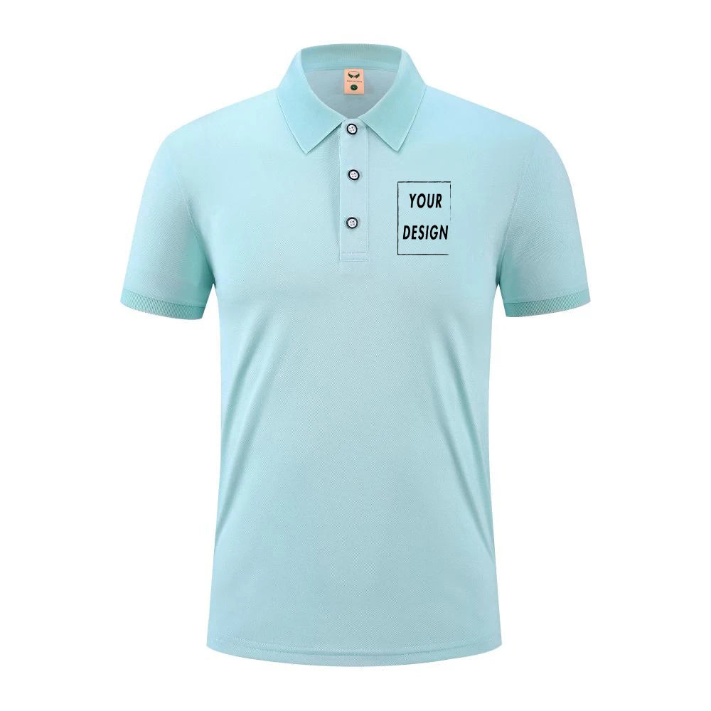 2025 Summer Causal Polo Shirt Custom Logo Printed Text Picture Brand Embroidery Personal Design Breathable Men And WomenTops - Matrix-studios.com