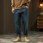 Men's 95% Cotton Jeans High Quality Loose Harem Pants Fashion Baggy Casual Outdoor Work Denim Pants Brand Men's Clothing - Matrix Studios