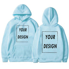 Your Own Design Brand Logo/Picture Personalized Custom Anywhere Men Women DIY Hoodies Sweatshirt Casual Hoody Fashion New - Matrix Studios