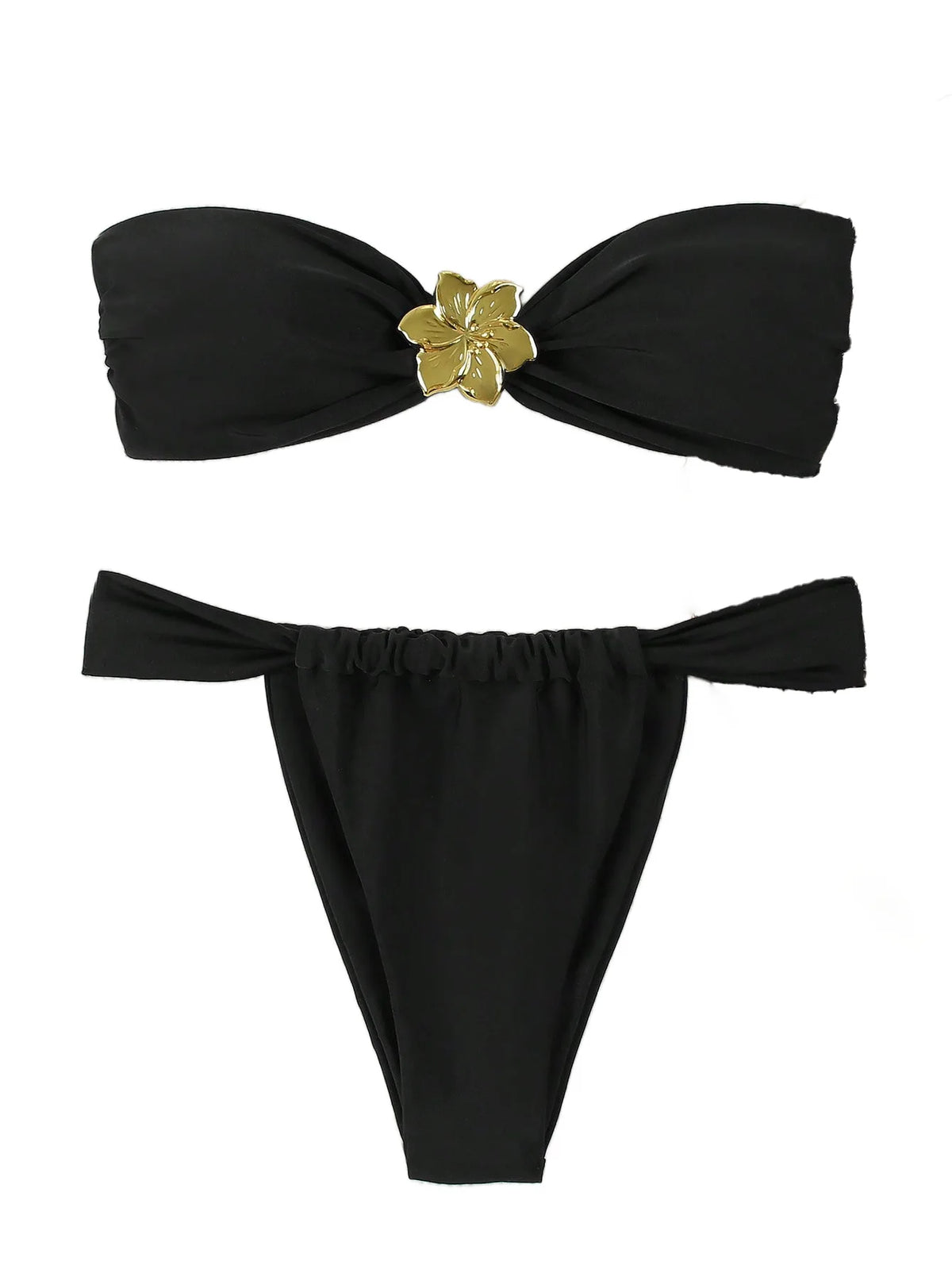 "2026 Sexy Bandeau Push-Up Bikini Set - Brazilian Thong Swimwear for Women" - Matrix-studios.com