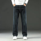 2025 New Style Y2 Spring and Autumn Loose Jeans Men's Baggy Straight Wide Leg Business Casual Pants Brand Men's Clothing - Matrix Studios